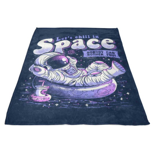 Chilling in Space - Fleece Blanket