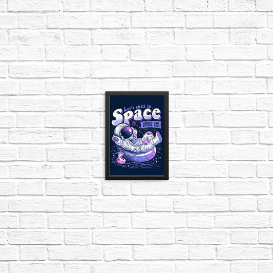 Chilling in Space - Posters & Prints