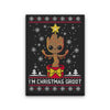 Christmas Groot - Canvas Print