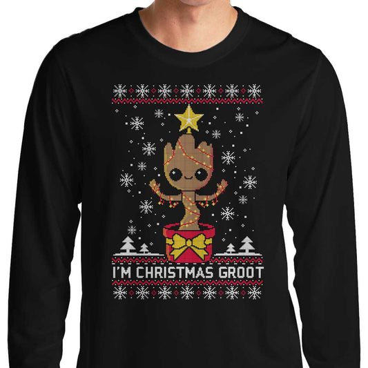 Christmas Groot - Long Sleeve T-Shirt