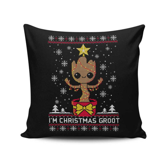 Christmas Groot - Throw Pillow