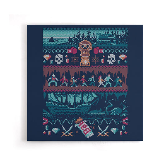 Christmas in the Goondocks - Canvas Print