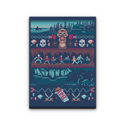 Christmas in the Goondocks - Canvas Print