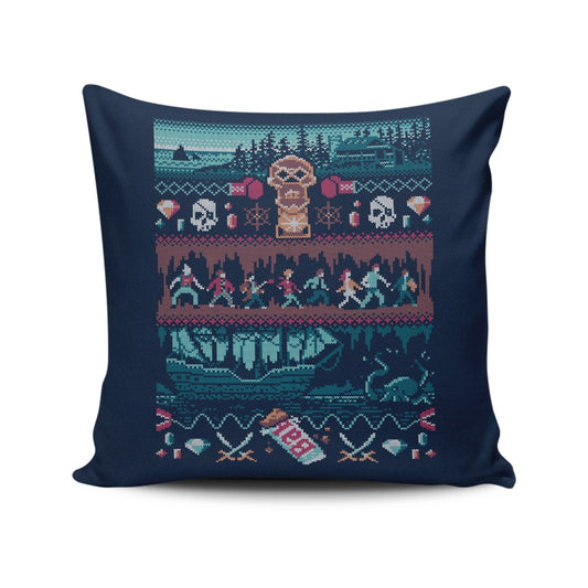 Christmas in the Goondocks - Throw Pillow