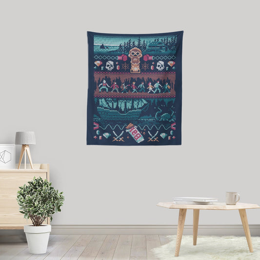 Christmas in the Goondocks - Wall Tapestry