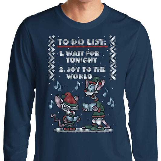 Christmas List Sweater - Long Sleeve T-Shirt