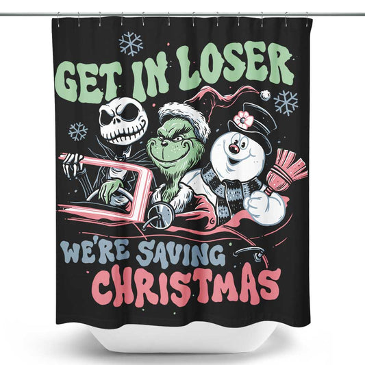 Christmas Losers - Shower Curtain