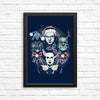 Christmas Monsters - Posters & Prints