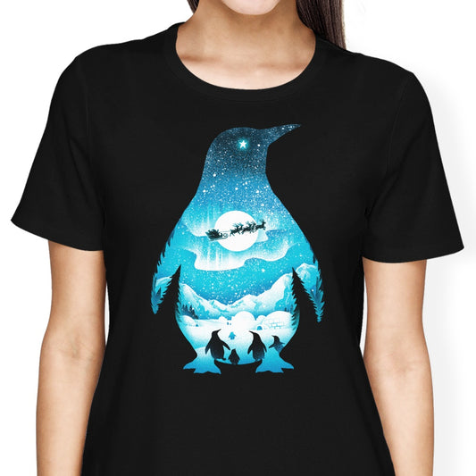 Christmas Penguin - Women's Apparel