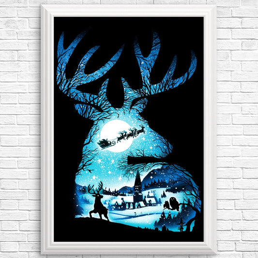 Christmas Reindeer - Posters & Prints