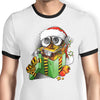 Christmas Robot - Ringer T-Shirt