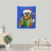 Christmas Robot - Wall Tapestry
