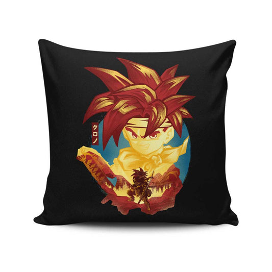 Chrono Attack - Throw Pillow