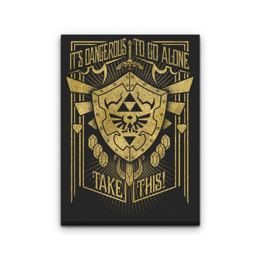 Classic Danger - Canvas Print