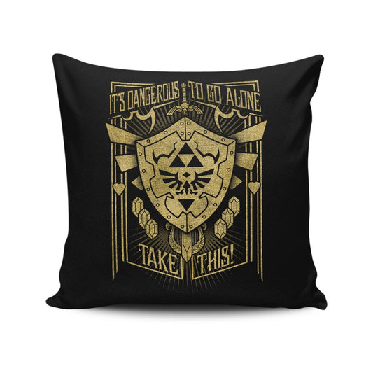 Classic Danger - Throw Pillow