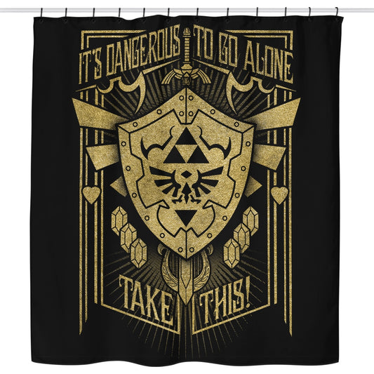 Classic Danger - Shower Curtain