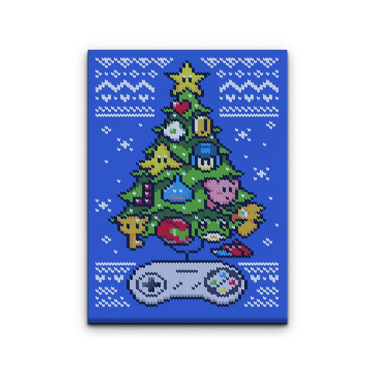 Classic Gaming Christmas - Canvas Print