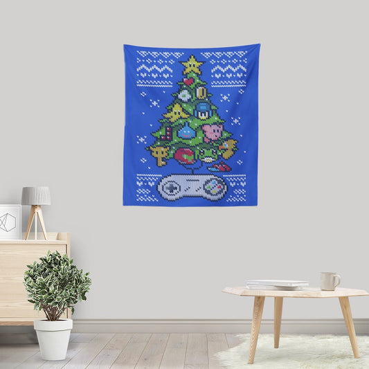 Classic Gaming Christmas - Wall Tapestry