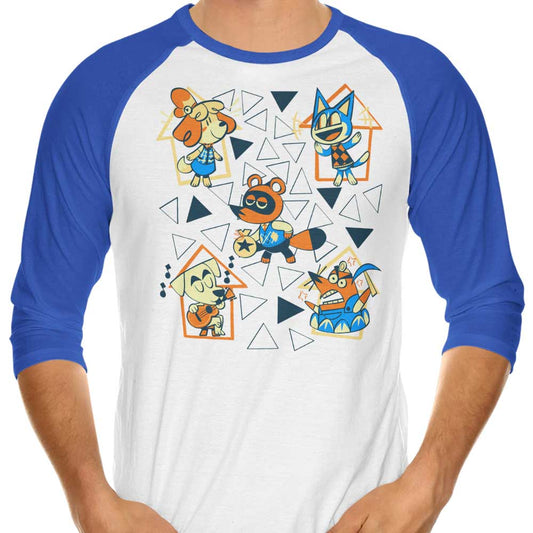 Classic Neighbors - 3/4 Sleeve Raglan T-Shirt