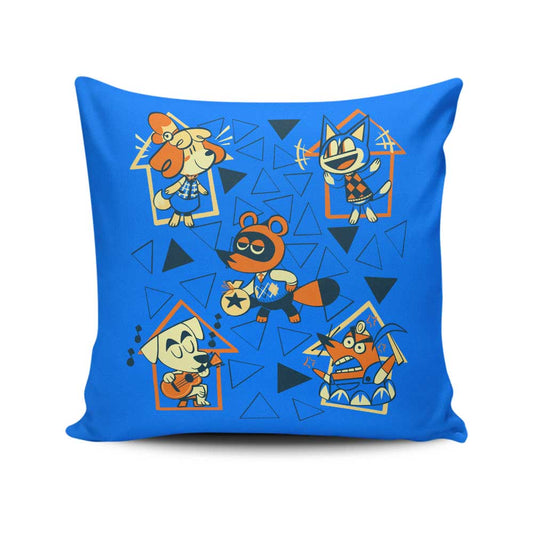 Classic Neighbors - Throw Pillow