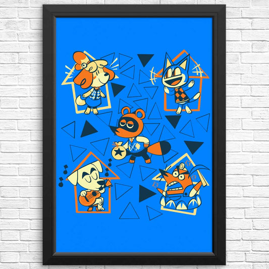 Classic Neighbors - Posters & Prints