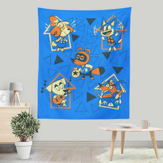 Classic Neighbors - Wall Tapestry