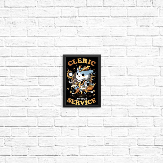 Cleric at Your Service - Posters & Prints
