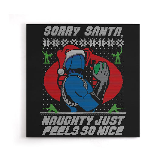 Cobra Sweater - Canvas Print