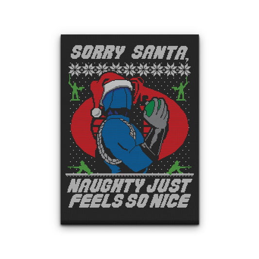 Cobra Sweater - Canvas Print