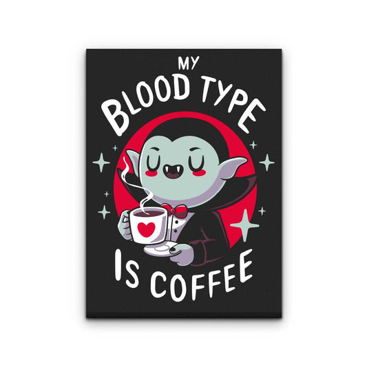 Coffee Vampire - Canvas Print