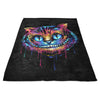 Colorful Cat - Fleece Blanket