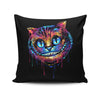 Colorful Cat - Throw Pillow