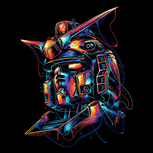Colorful Mecha - Fleece Blanket