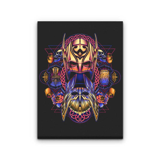 Colorful Thunder - Canvas Print