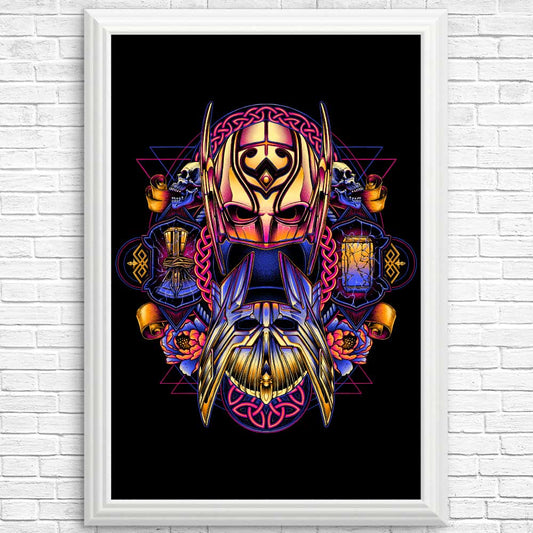Colorful Thunder - Posters & Prints