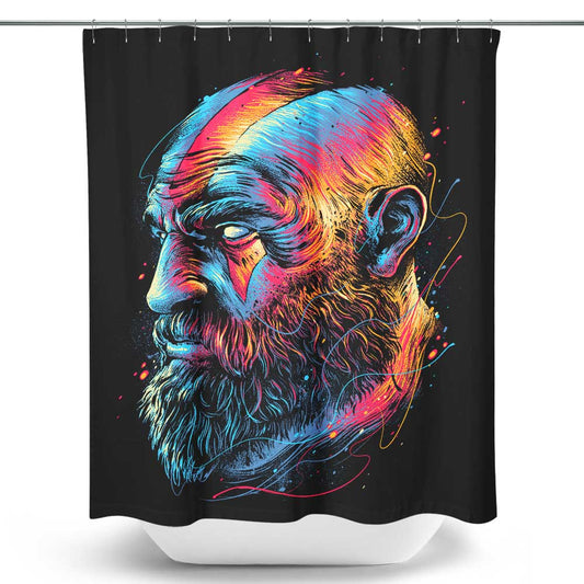 Colorful War - Shower Curtain