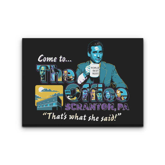 Come to Scranton - Canvas Print