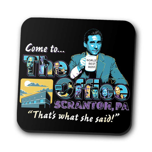 Come to Scranton - Coasters