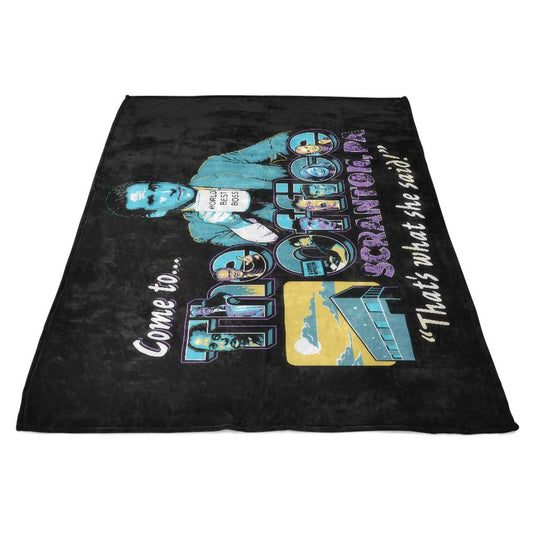 Come to Scranton - Fleece Blanket