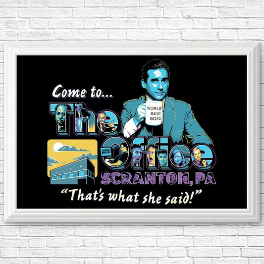 Come to Scranton - Posters & Prints