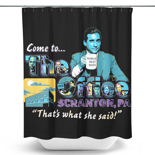 Come to Scranton - Shower Curtain
