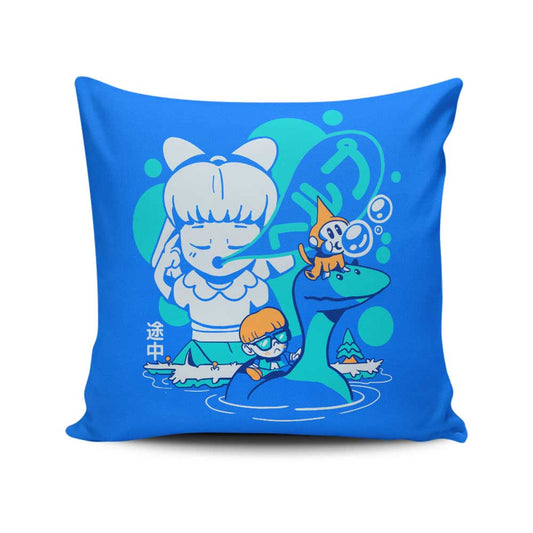 Coming for the Rescue - Throw Pillow