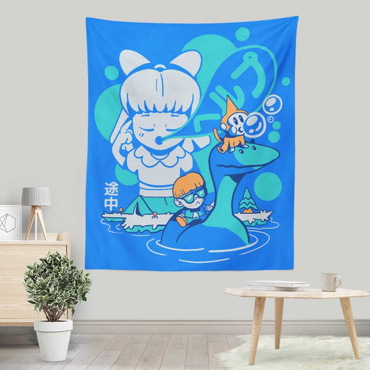 Coming for the Rescue - Wall Tapestry