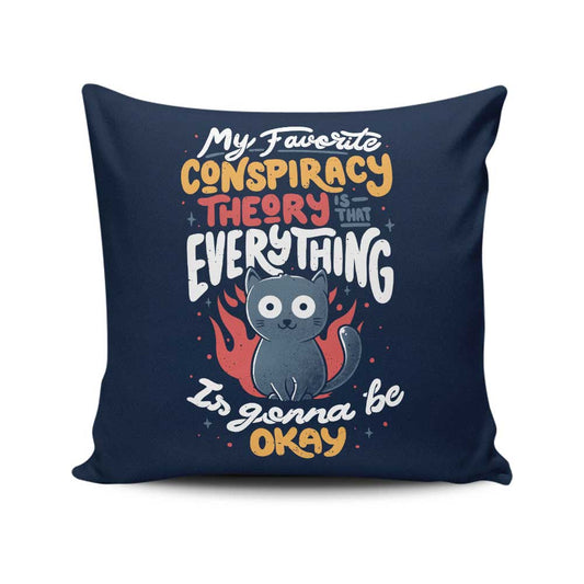 Conspiracy Theory - Throw Pillow