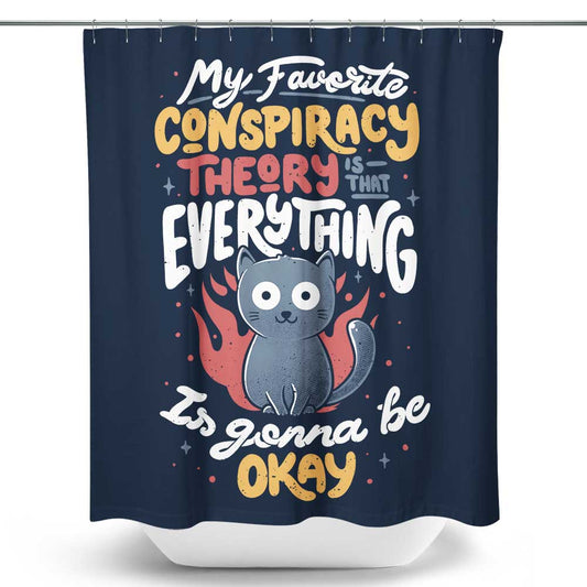 Conspiracy Theory - Shower Curtain