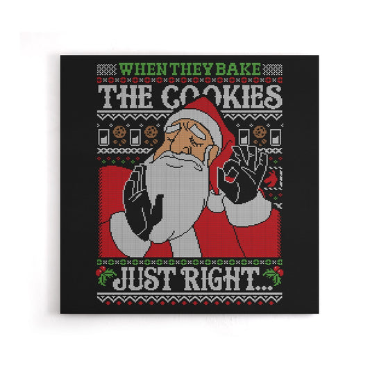 Cookies Just Right - Canvas Print