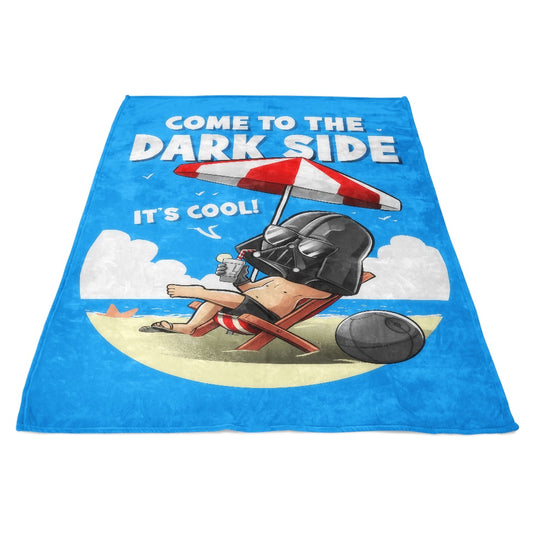 Cooler on the Dark Side - Fleece Blanket