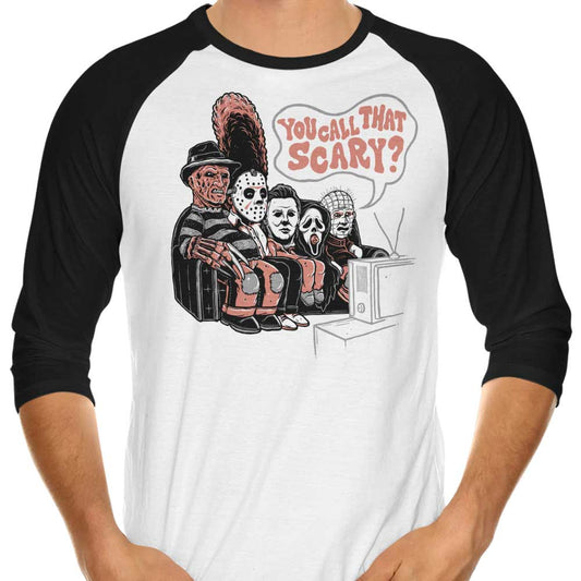 Couch Gag Horror - 3/4 Sleeve Raglan T-Shirt
