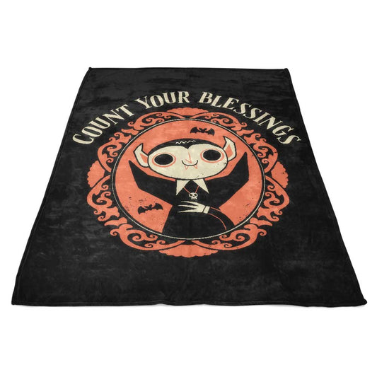 Count Your Blessings - Fleece Blanket