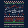 Cowabunga Christmas - Fleece Blanket